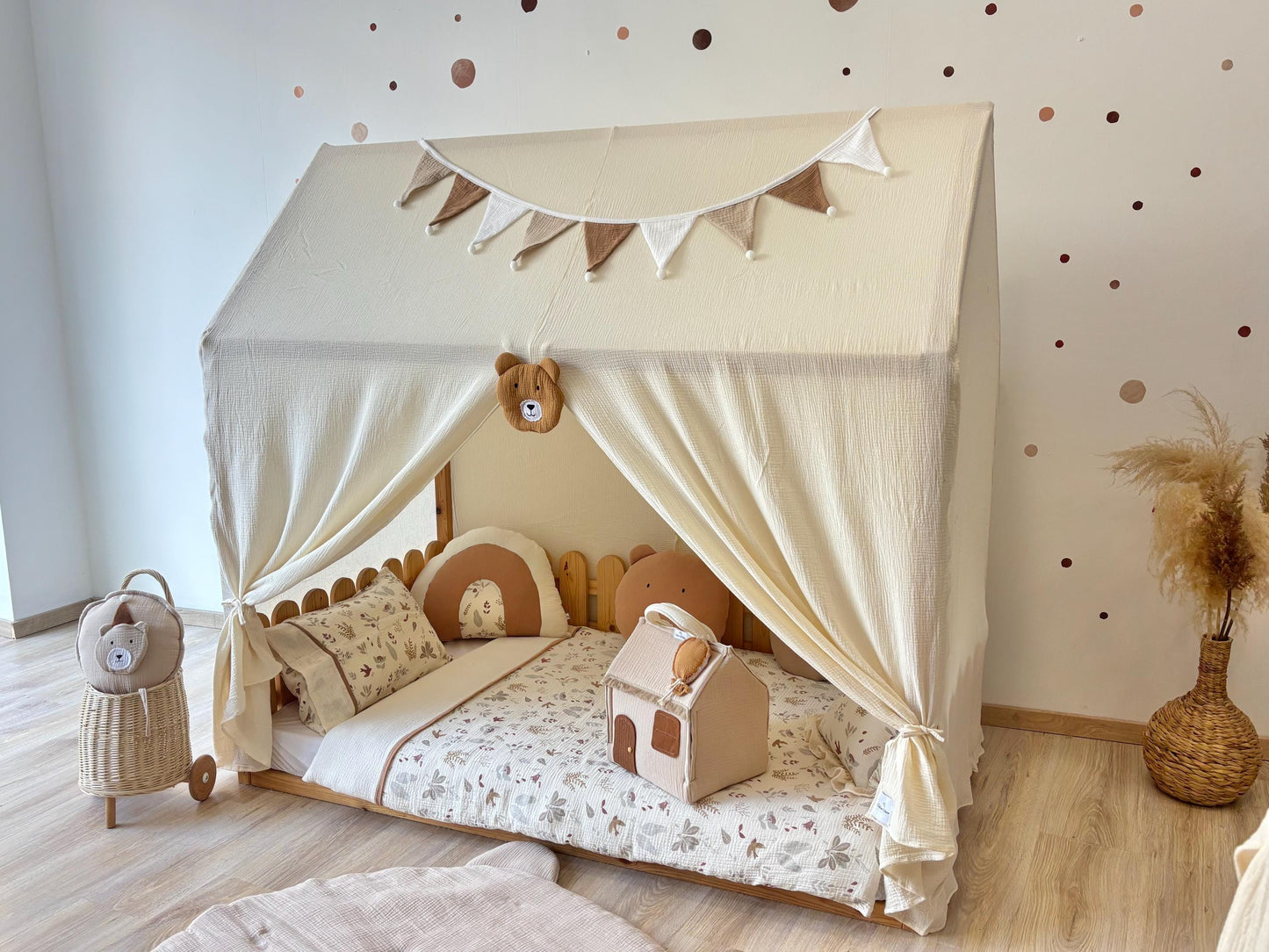 Muslin Canopy | Toddler Bed Canopy