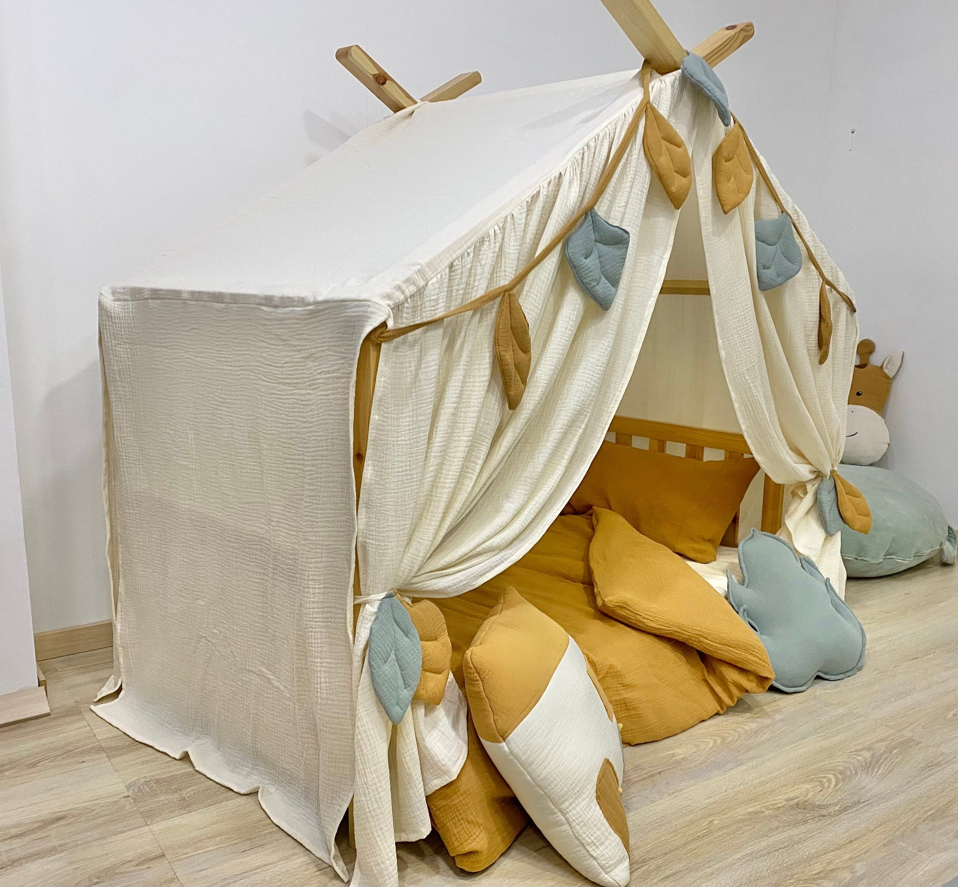 Muslin Canopy | Toddler Bed Canopy