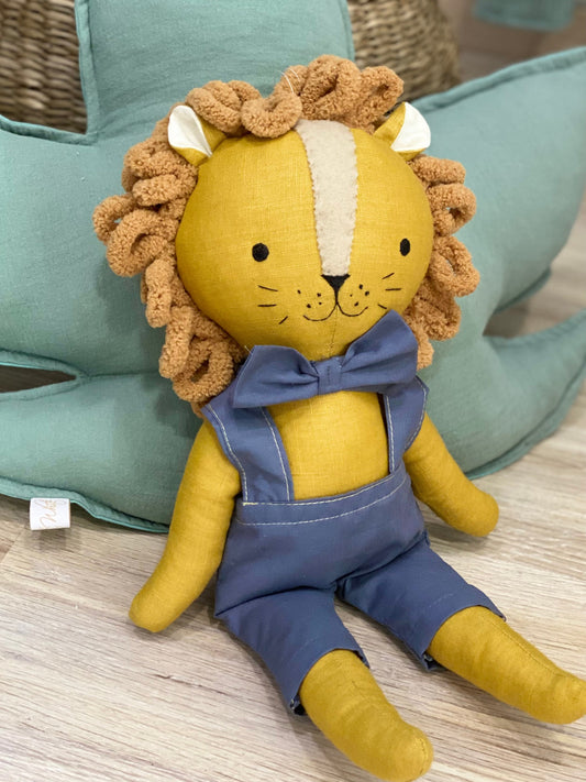 Handmade Doll Lion, Rug Doll Lion
