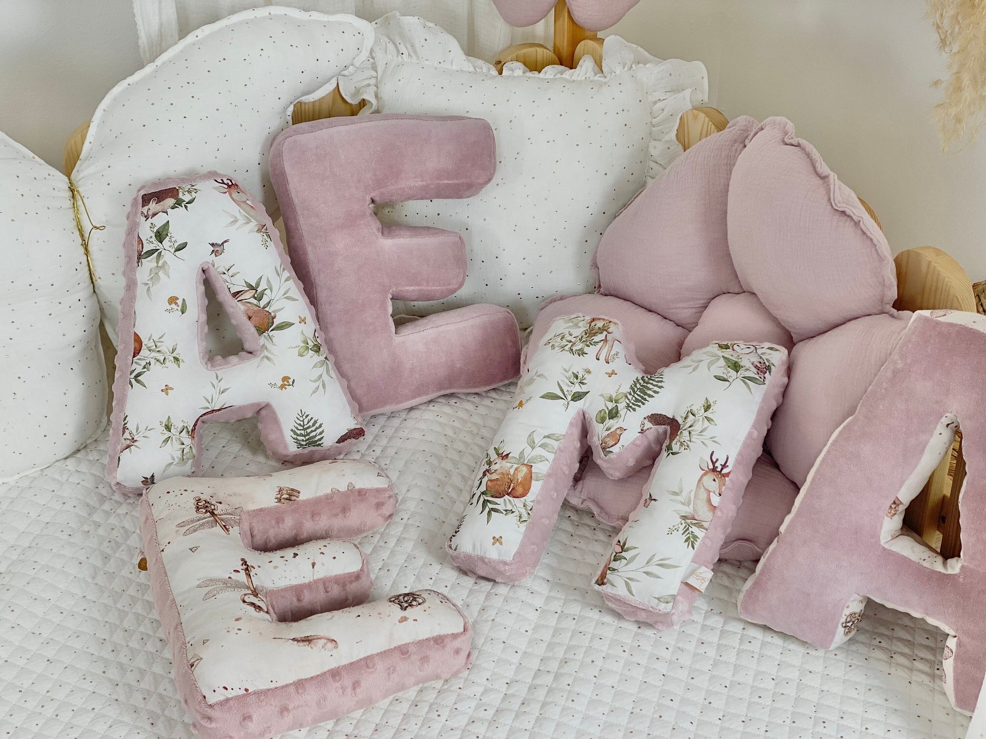 Monogram letter cushion | Initial gift cushion