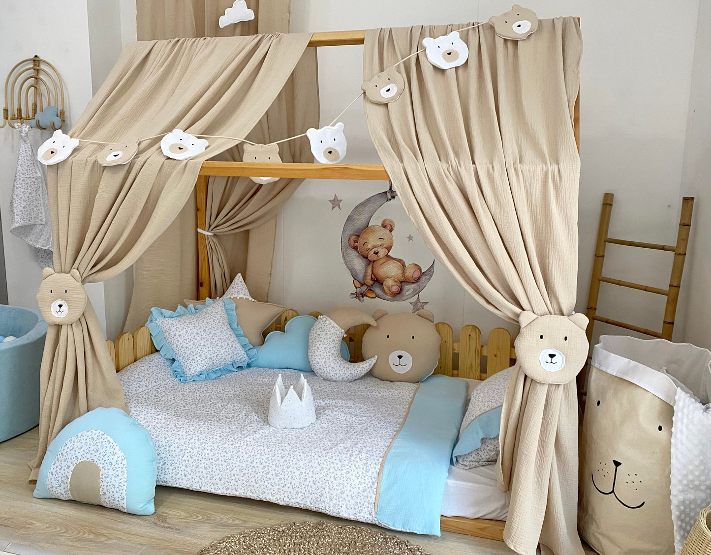 Muslin Canopy | Toddler Bed Canopy