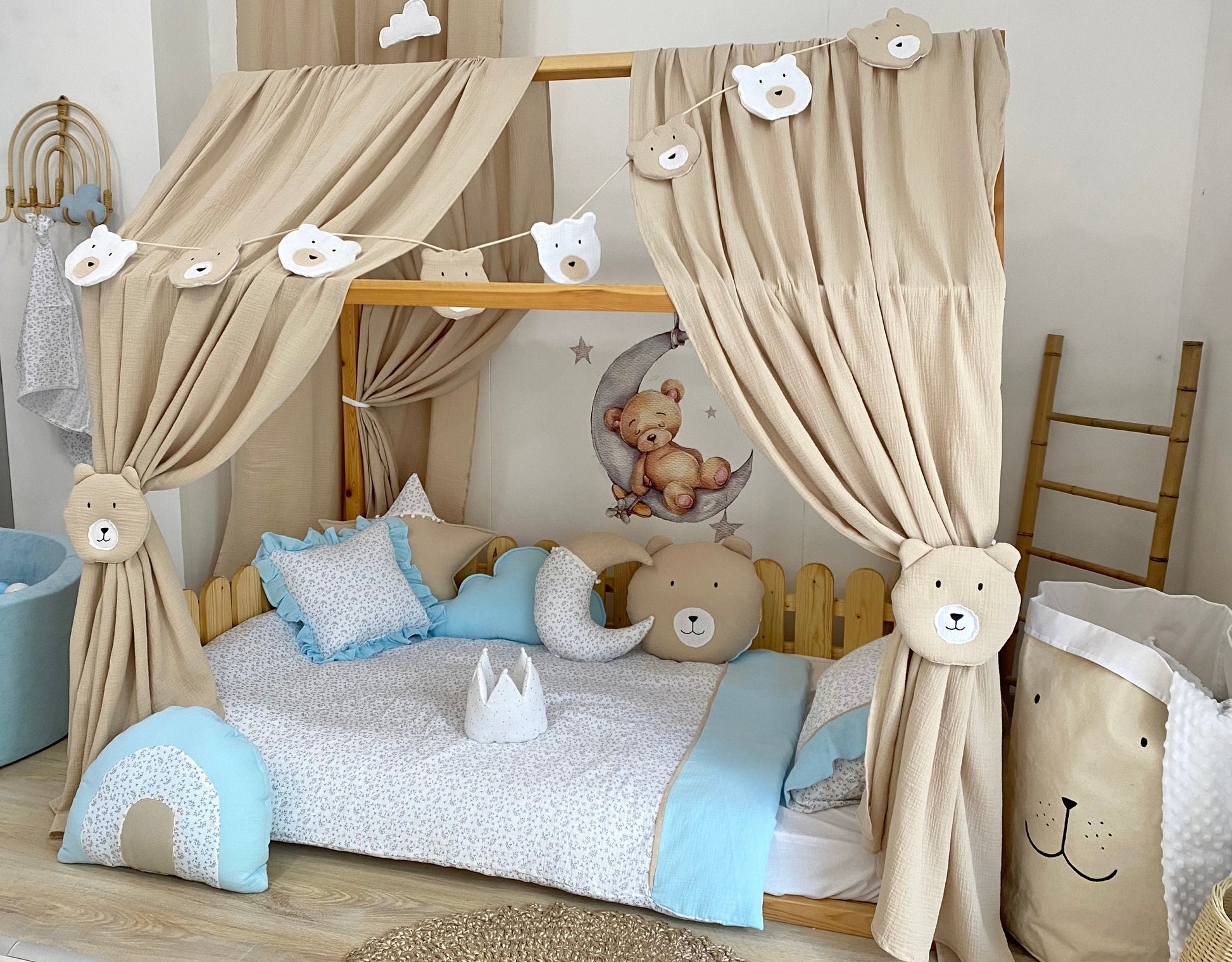 Muslin Canopy | Toddler Bed Canopy