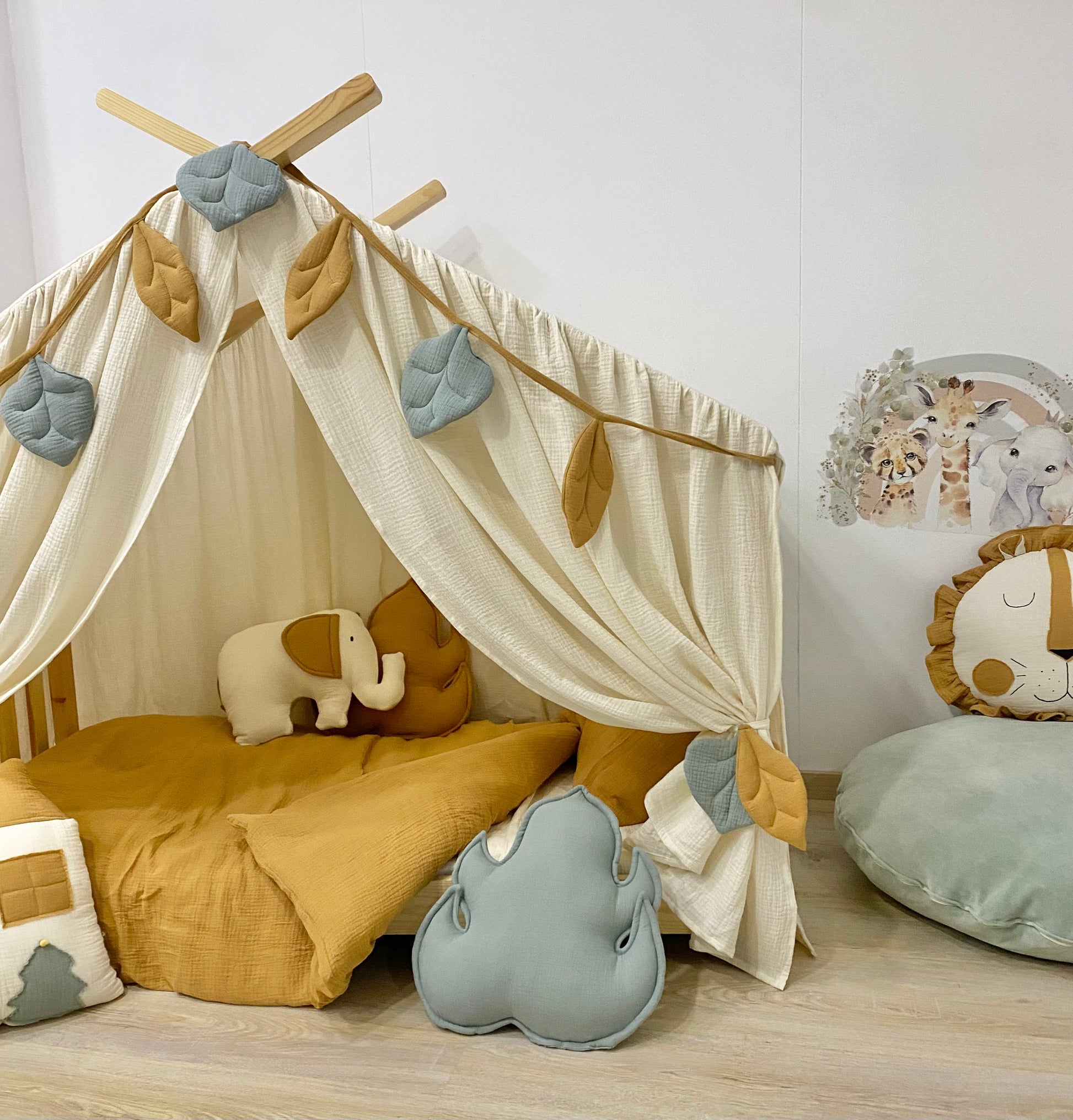 Muslin Canopy | Toddler Bed Canopy