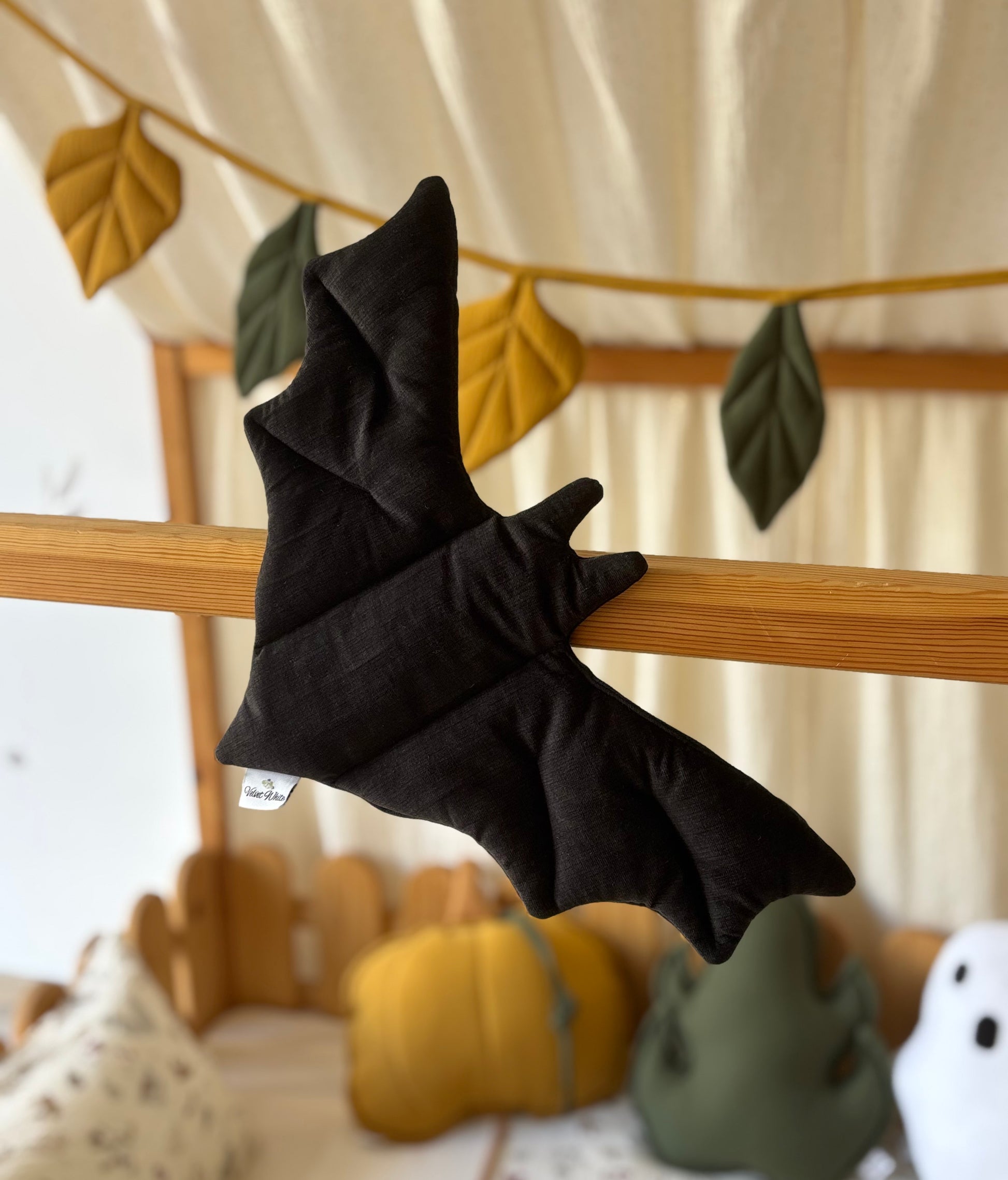 Handmade Cotton Halloween Pillows: Kids Room Decor