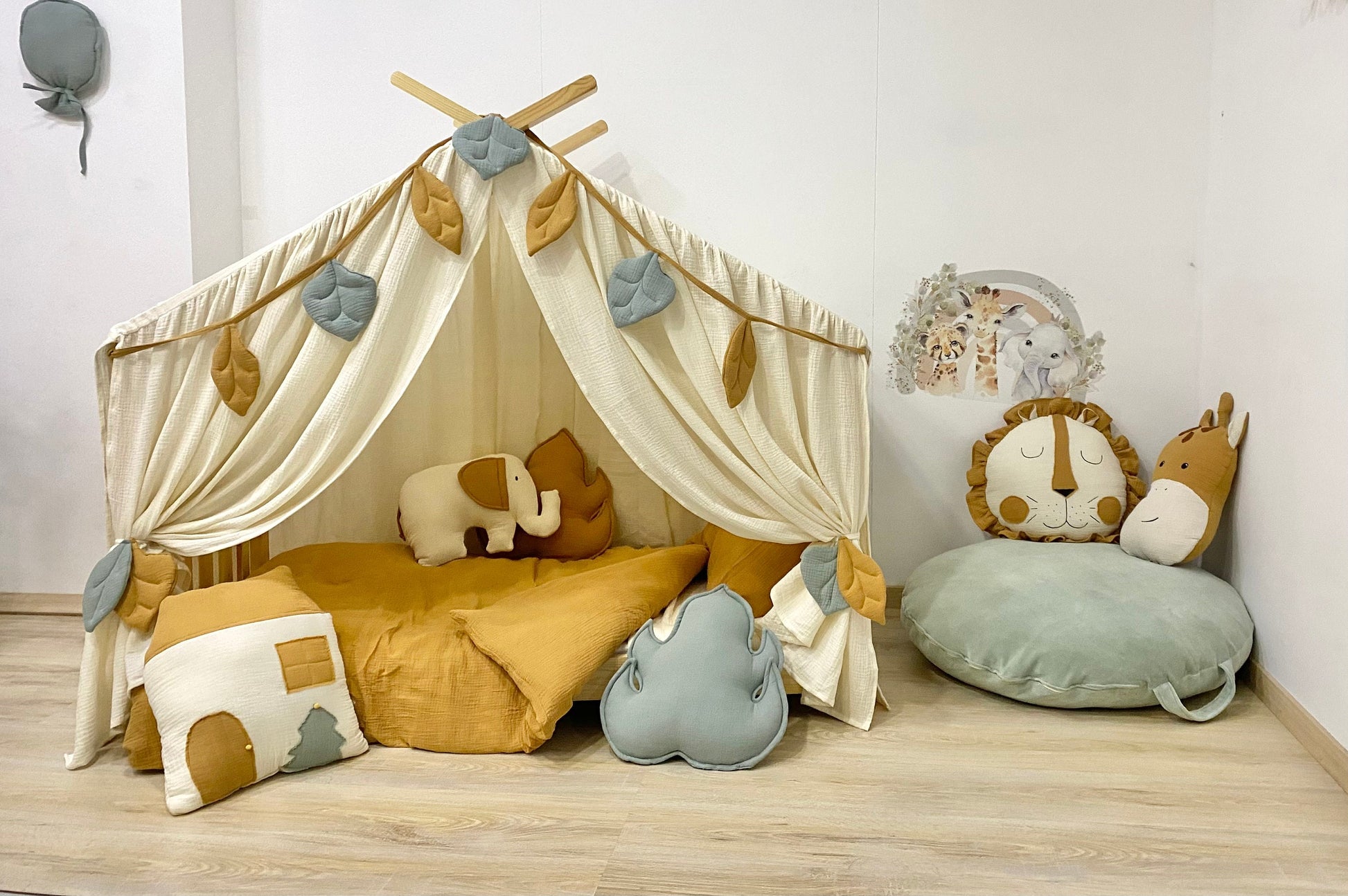 Muslin Canopy | Toddler Bed Canopy